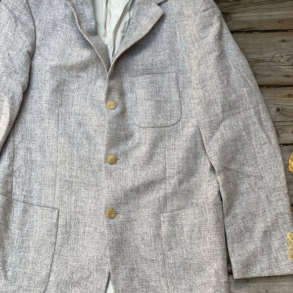 Hugo Boss Lambswool Micro Patterned Multipocket Jacket Large 098 - Picture 10 of 12